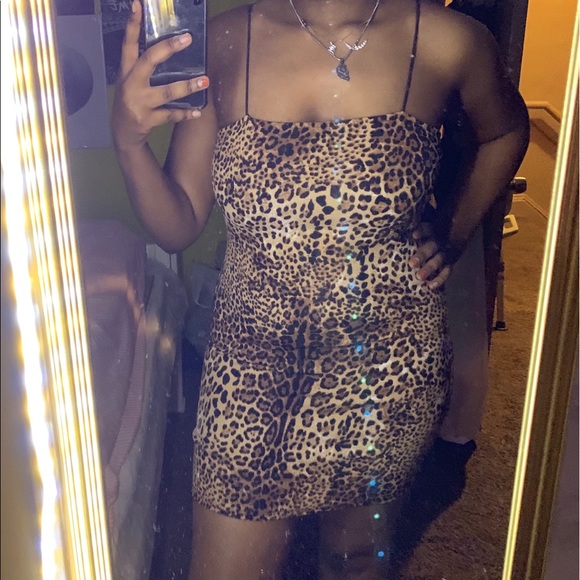 Cheetah Mini Dress - Picture 4 of 5